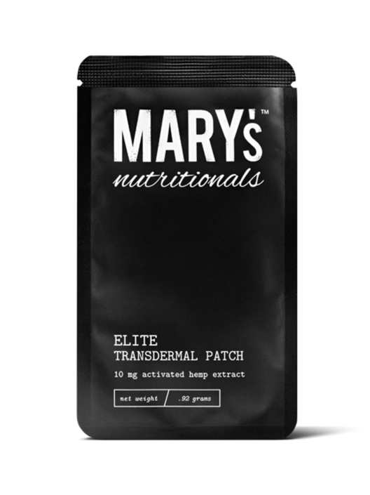Mary's Nutritional Elite Transdermal Patch 10mg Activated Hemp Extract ...